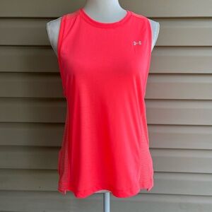 •Under Armour• Ladies Heat Gear Orange Tank Top - Size Small